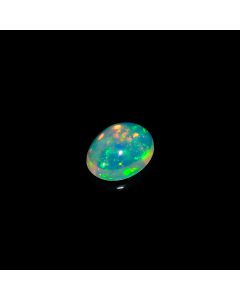 Unique Top Grade Quality 100% Natural Welo Fire Ethiopian Opal Oval Shape Cabochon Loose Gemstone For Making Jewelry 1.25 Ct. 9X7X4 mm KC-410