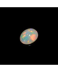 Exclusive A One Quality 100% Natural Welo Fire Ethiopian Opal Oval Shape Cabochon Loose Gemstone For Making Jewelry 1.6 Ct 10X8X4 mm 