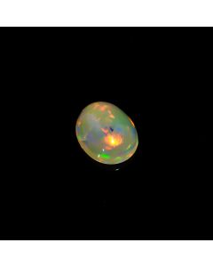 Incredible A One Quality 100% Natural Welo Fire Ethiopian Opal Oval Shape Cabochon Loose Gemstone For Making Jewelry 1.15 Ct 10X8X3mm 