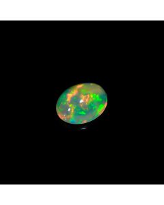 Tempting Top Grade Quality 100% Natural Welo Fire Ethiopian Opal Oval Shape Cabochon Loose Gemstone For Making Jewelry 1.7 Ct 10X8X5 mm 