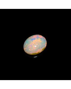 Beautiful A One Quality 100% Natural Welo Fire Ethiopian Opal Oval Shape Cabochon Loose Gemstone For Making Jewelry 1.7 Ct. 10X8X4 mm 