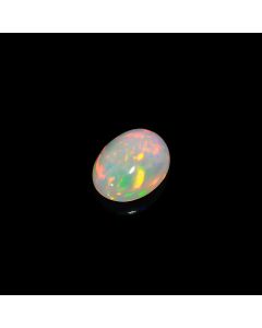 Classic Top Grade Quality 100% Natural Welo Fire Ethiopian Opal Oval Shape Cabochon Loose Gemstone For Making Jewelry 1.75 Ct 10X8X4mm 