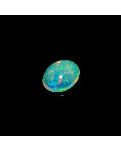 Fantastic A One Quality 100% Natural Welo Fire Ethiopian Opal Oval Shape Cabochon Loose Gemstone For Making Jewelry 1.25 Ct 10X8X4mm 