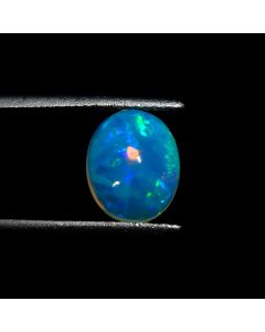 Dazzling Top Grade Quality 100% Natural Welo Fire Ethiopian Opal Oval Shape Cabochon Loose Gemstone For Making Jewelry 1.6 Ct 10X8X4mm 