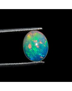 Elegant Top Grade Quality 100% Natural Welo Fire Ethiopian Opal Oval Shape Cabochon Loose Gemstone For Making Jewelry 1.45 Ct 10X8X4mm 