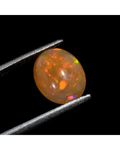 Splendid A One Quality 100% Natural Welo Fire Ethiopian Opal Oval Shape Cabochon Loose Gemstone For Making Jewelry 1.45 Ct. 10X8X4 mm 