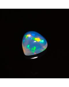 Fabulous Top Grade Quality 100% Natural Ethiopian Opal Heart Shape Cabochon Loose Gemstone For Making Jewelry 3.2 Ct. 11X11X6 mm KC-624