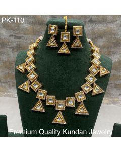 Buy Premium Quality Kundan Necklace  Combo Set Indian Wedding Bridal jewelry 