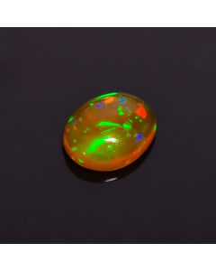 Fabulous Top Grade Quality 100% Natural Welo Fire Ethiopian Opal Oval Shape Cabochon Loose Gemstone For Making Jewelry 11X9X3 mm 2 Cts 