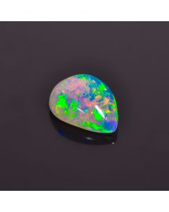 Immaculate A One Quality 100% Natural Welo Fire Ethiopian Opal Pear Shape Cabochon Loose Gemstone For Making Jewelry 15X11X6 mm 4 Cts. 