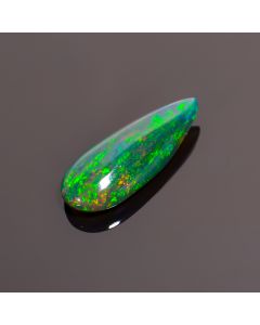 Elegant Top Grade Quality 100% Natural Black Ethiopian Opal Pear Shape Cabochon Loose Gemstone For Making Jewelry 18X7X4 mm 2.9 Ct. SN-150