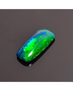 Fabulous Top Grade Quality 100% Natural Black Ethiopian Opal Radiant Shape Cabochon Loose Gemstone For Making Jewelry 16X7X3mm 3.25 Ct SN151