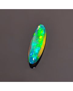 Immaculate Top Grade Quality 100% Natural Black Ethiopian Opal Marquise Shape Cabochon Gemstone For Making Jewelry 15X3X2 mm 1.3 Ct. SN-154