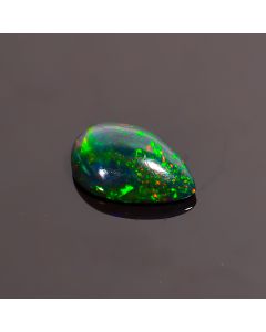 Incredible Top Grade Quality 100% Natural Black Ethiopian Opal Pear Shape Cabochon Loose Gemstone For Making Jewelry 11X7X4mm 1.85 Ct SN-155