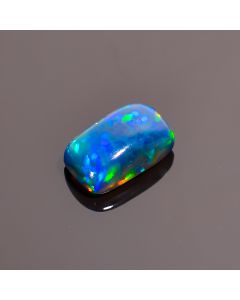 Splendid Top Grade Quality 100% Natural Black Ethiopian Opal Radiant Shape Cabochon Loose Gemstone For Making Jewelry 10X6X4mm 2.2 Ct SN-159