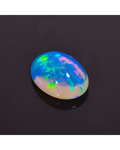 Splendid A One Quality 100% Natural Welo Fire Ethiopian Opal Oval Shape Cabochon Loose Gemstone For Making Jewelry 14X10X6 mm 3.5 Cts. 