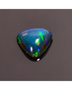 Supreme Top Grade Quality 100% Natural Black Ethiopian Opal Triangle Shape Cabochon Loose Gemstone For Making Jewelry 8X8X3 mm 1.8 Ct SN-188