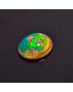 Amazing Top Grade Quality 100% Natural Welo Fire Ethiopian Opal Oval Shape Cabochon Loose Gemstone For Making Jewelry 13X10X5mm 3.5 Cts 