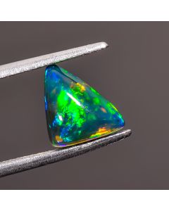 Incredible Top Grade Quality 100% Natural Black Ethiopian Opal Triangle Shape Cabochon Gemstone For Making Jewelry 10X7X3 mm 1.1 Ct. SN-207