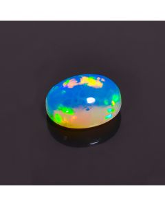 Supreme Top Grade Quality 100% Natural Welo Fire Ethiopian Opal Oval Shape Cabochon Loose Gemstone For Making Jewelry 11X9X5 mm 3 Cts. 