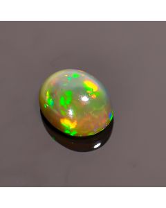 Amazing Top Grade Quality 100% Natural Black Ethiopian Opal Oval Shape Cabochon Loose Gemstone For Making Jewelry 9X7X4 mm 2.3 Ct. SN-225