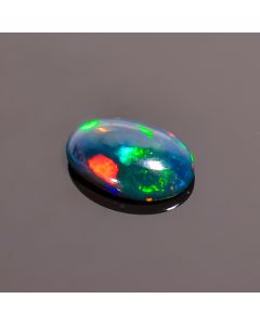 Stunning Top Grade Quality 100% Natural Black Ethiopian Opal Oval Shape Cabochon Loose Gemstone For Making Jewelry 12X8X3 mm 1.65 Ct. SN-249