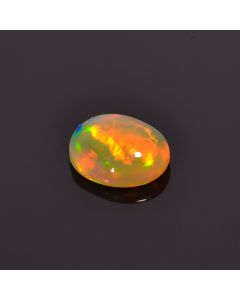 Awesome Top Grade Quality 100% Natural Welo Fire Ethiopian Opal Oval Shape Cabochon Loose Gemstone For Making Jewelry 11X9X4 mm 2.5 Cts 