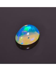 Beautiful Top Grade Quality 100% Natural Welo Fire Ethiopian Opal Oval Shape Cabochon Loose Gemstone For Making Jewelry 13X11X7mm 5 Cts 