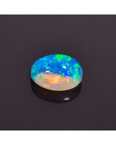 Dazzling Top Grade Quality 100% Natural Welo Fire Ethiopian Opal Oval Shape Cabochon Loose Gemstone For Making Jewelry 10X8X5 mm 2 Cts 