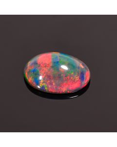 Incredible Top Grade Quality 100% Natural Black Ethiopian Opal Oval Shape Cabochon Loose Gemstone For Making Jewelry 12X8X4 mm 2.1 Ct SN-351