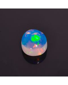 Superb Top Grade Quality 100% Natural Welo Fire Ethiopian Opal Oval Shape Cabochon Loose Gemstone For Making Jewelry 10X8X5 mm 2 Cts. 