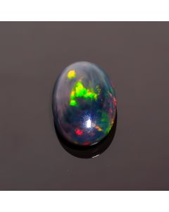 Excellent Top Grade Quality 100% Natural Black Ethiopian Opal Oval Shape Cabochon Loose Gemstone For Making Jewelry 14X9X4 mm 2.35 Ct SN-463