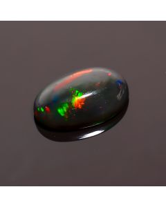 Exclusive Top Grade Quality 100% Natural Black Ethiopian Opal Oval Shape Cabochon Loose Gemstone For Making Jewelry 10X7X4 mm 1.65 Ct SN-464