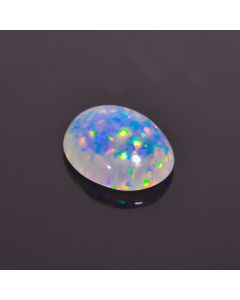 Unique Top Grade Quality 100% Natural Welo Fire Ethiopian Opal Oval Shape Cabochon Loose Gemstone For Making Jewelry 14X12X5mm 4 Cts. 