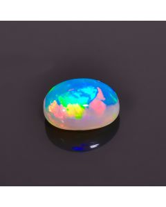 Wonderful Top Grade Quality 100% Natural Welo Fire Ethiopian Opal Oval Shape Cabochon Loose Gemstone For Making Jewelry 10X8X4mm 2 Cts 