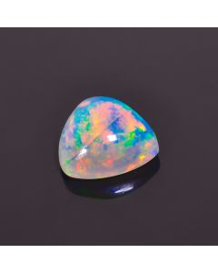 Amazing A One Quality 100% Natural Welo Fire Ethiopian Opal Trillion Shape Cabochon Loose Gemstone For Making Jewelry 11X11X5mm 2.5 Cts 