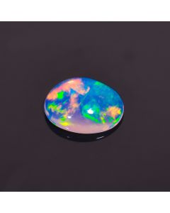 Amazing Top Grade Quality 100% Natural Welo Fire Ethiopian Opal Oval Shape Cabochon Loose Gemstone For Making Jewelry 10X8X3 mm 1 Cts. 