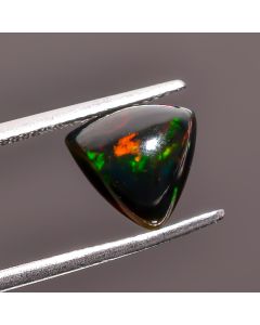 Fabulous Top Grade Quality 100% Natural Black Ethiopian Opal Heart Shape Cabochon Loose Gemstone For Making Jewelry 9X9X6 mm 2.25 Ct. SN-534