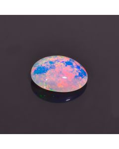 Attractive A One Quality 100% Natural Welo Fire Ethiopian Opal Oval Shape Cabochon Loose Gemstone For Making Jewelry 10X8X3 mm 1.5 Cts 