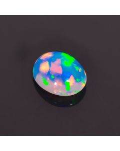 Dazzling Top Grade Quality 100% Natural Welo Fire Ethiopian Opal Oval Shape Cabochon Loose Gemstone For Making Jewelry 9X8X4 mm 1 Cts. 