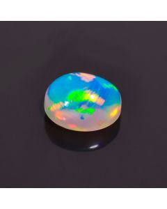 Exclusive Top Grade Quality 100% Natural Welo Fire Ethiopian Opal Oval Shape Cabochon Loose Gemstone For Making Jewelry 10X8X5mm 2 Cts 