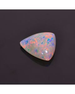 Elegant A One Quality 100% Natural Welo Fire Ethiopian Opal Triangle Shape Cabochon Loose Gemstone For Making Jewelry 13X13X5mm 3.5 Cts 