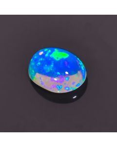 Fabulous Top Grade Quality 100% Natural Welo Fire Ethiopian Opal Oval Shape Cabochon Loose Gemstone For Making Jewelry 10X8X4mm 1.5 Cts 