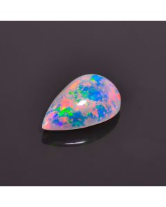 Gorgeous Top Grade Quality 100% Natural Welo Fire Ethiopian Opal Pear Shape Cabochon Loose Gemstone For Making Jewelry 16X10X6mm 4 Cts 