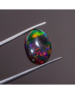 Amazing Top Grade Quality 100% Natural Welo Fire Ethiopian Opal Oval Shape Cabochon Loose Gemstone For Making Jewelry 15X11X6mm 5.3 Ct SN-70